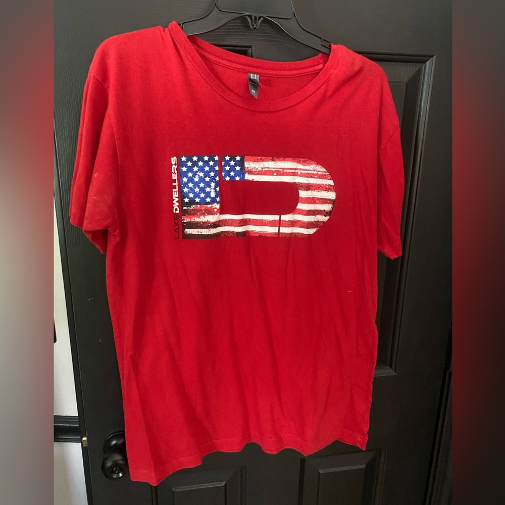District Red Crew Neck T-Shirt